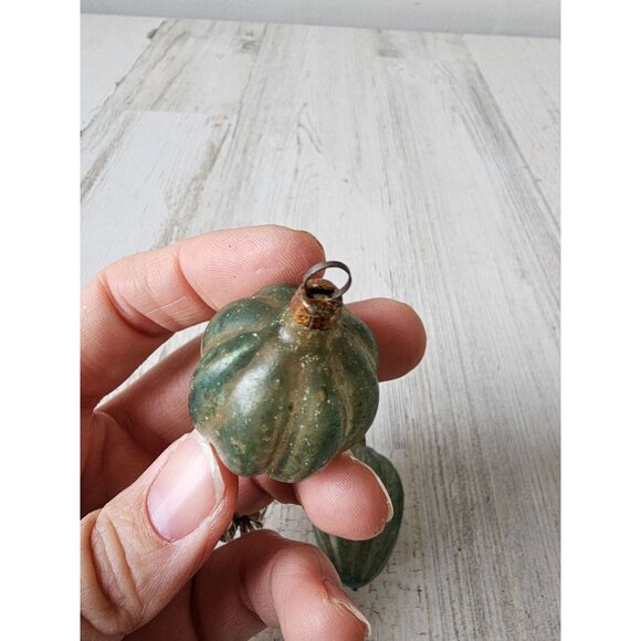 Antique glass ornament green german ? Xmas tree - Picture 4 of 8